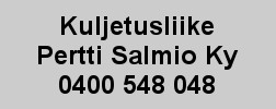 Kuljetusliike Pertti Salmio Kommandiittiyhtiö logo
